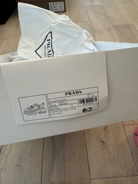 Prada Coral Pink Chunky Jelly Caged Sandals - Picture 10 of 10